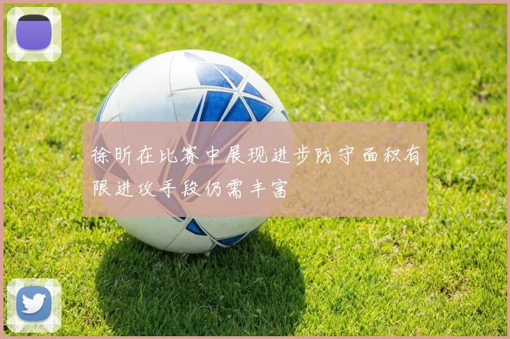 徐昕在比赛中展现进步防守面积有限进攻手段仍需丰富